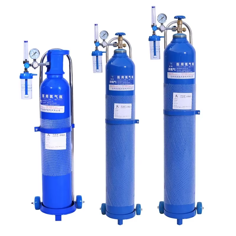 40L high pressure steel cylinder for Oxygen, Co2,N2,Ar, He industry and Medical gas