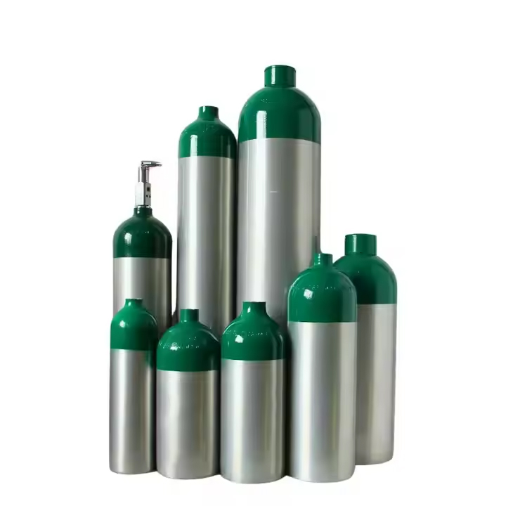 1L-5L-10L-20L high pressure seamless aluminum oxygen cylinder